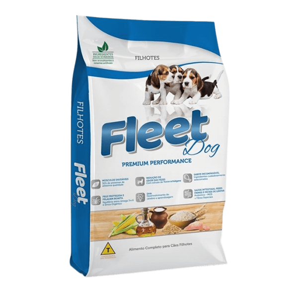 30% RACAO FLEET DOG FILHOTE 12X1KG (EMB. AZUL)