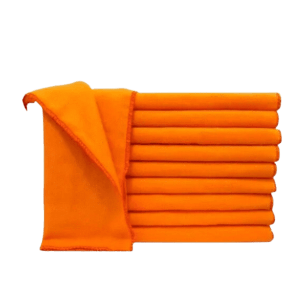 FLANELA GRANDE LARANJA 12 UNID. 40X60CM
