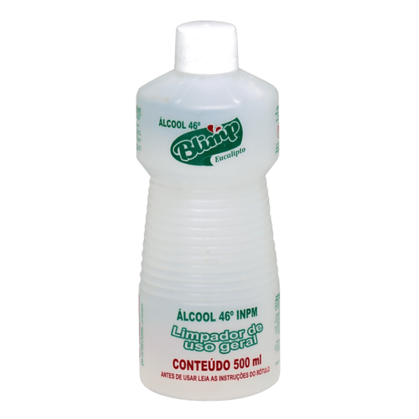 ALCOOL 46° BLIMP  EUCALIPTO 500ML  C/12 UNID.