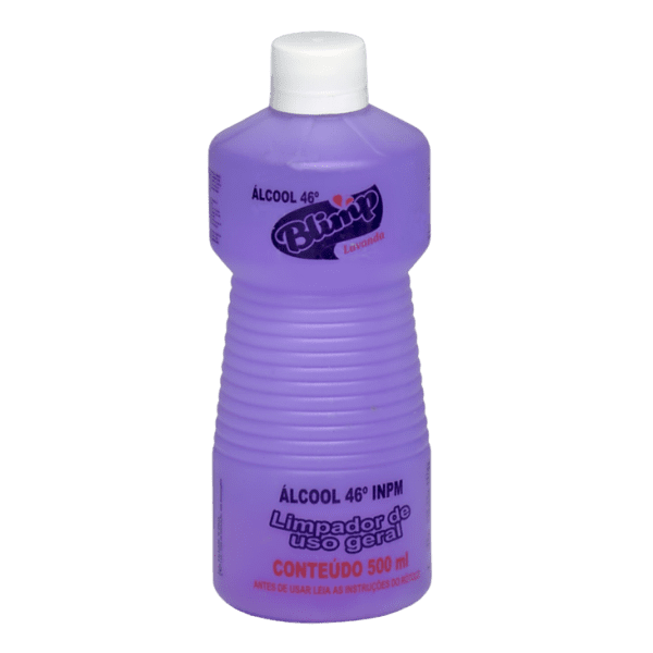 ALCOOL 46° BLIMP  LAVANDA 500ML  C/12 UNID.