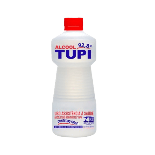 ALCOOL TUPI 92,8°  INPM 12X500 ML  USO INST.