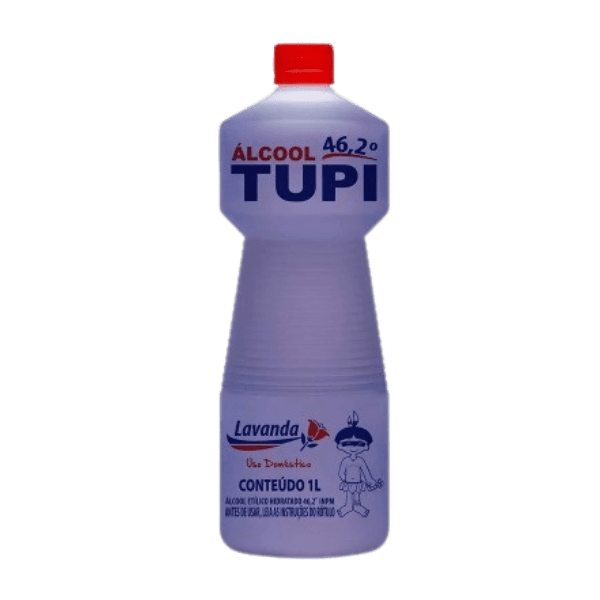 ALCOOL TUPI 46°  LAVANDA 12X1 LT