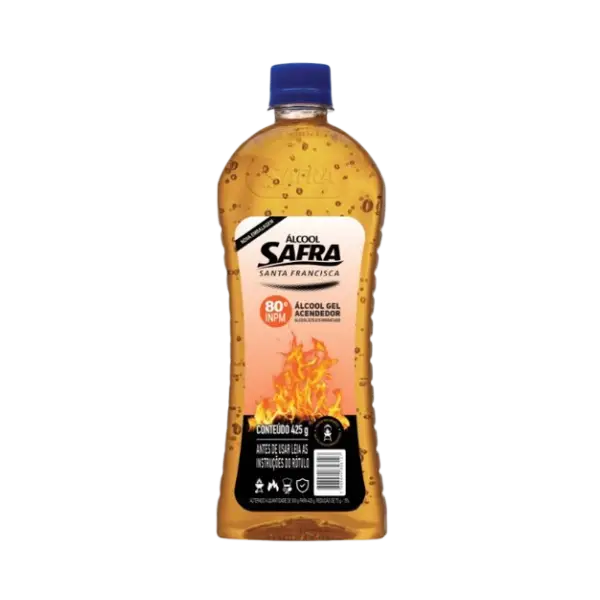 ALCOOL GEL ACENDEDOR SAFRA 12X425GR