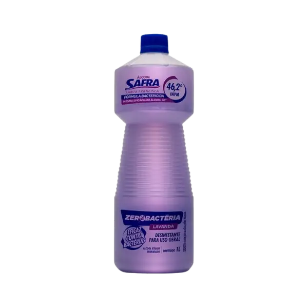 ALCOOL SAFRA 46° 12X1LT LAVANDA