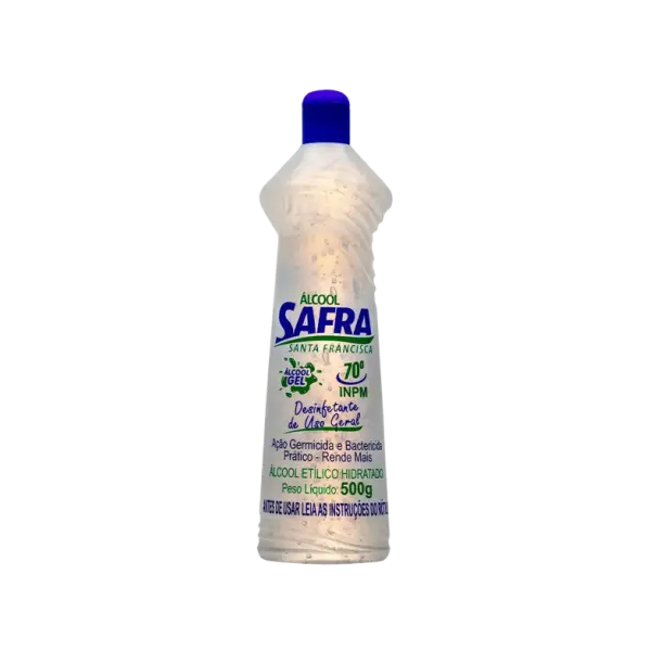 ALCOOL GEL 70° SAFRA 12X500GR