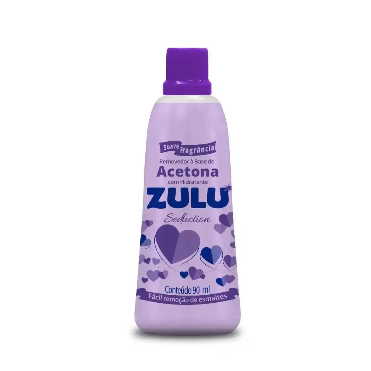 REMOVEDOR DE ESMALTE ZULU SEDUCTION 12X90ML