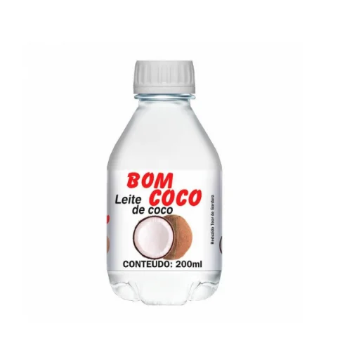 LEITE DE COCO BOMCOCO PET 12X200ML