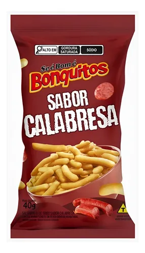 SALGADINHO BONQUITOS CALABRESA 30X40GR