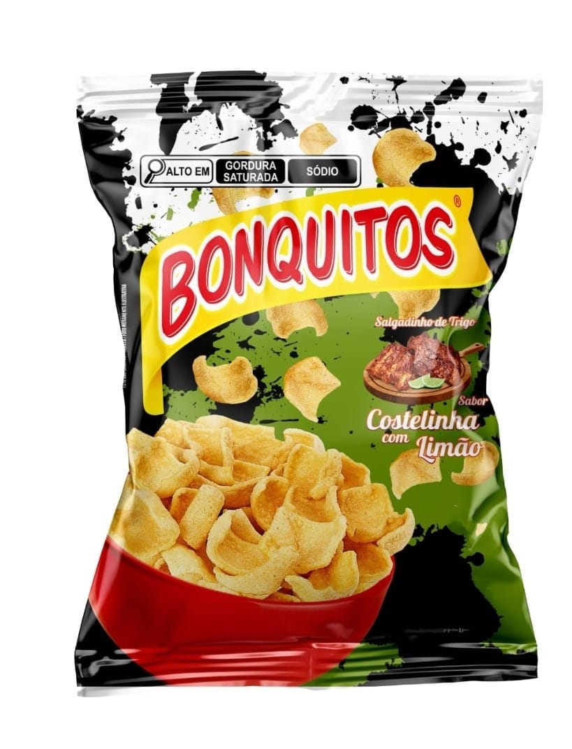 SALGADINHO BONQUITOS PELETS COSTELINHA C/ LIMAO 30X25GR