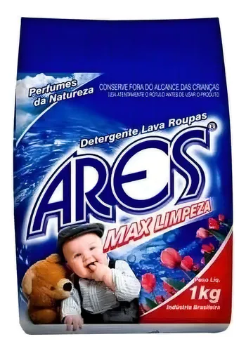 LAVA ROUPAS ARES AZUL MAX ESSENCE 10X800GR SACHE