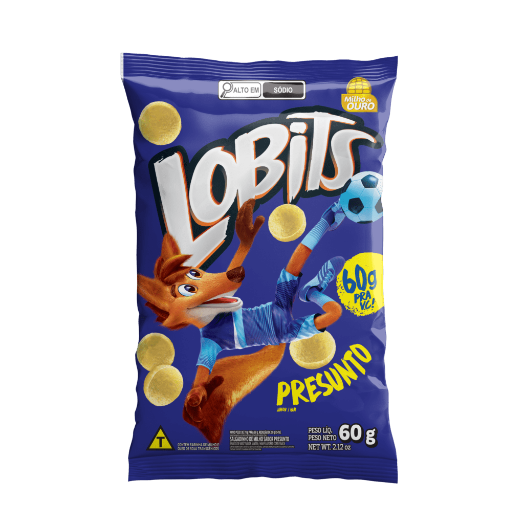 SALGADINHO DE MILHO LOBITS PRESUNTO 10X60GR