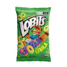 SALGADINHO DE MILHO LOBITS CEBOLA E SALSA 10X40GR