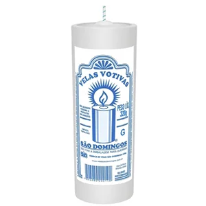 VELA VOTIVA 7 DIAS BRANCA MUNDIAL 12X220GR