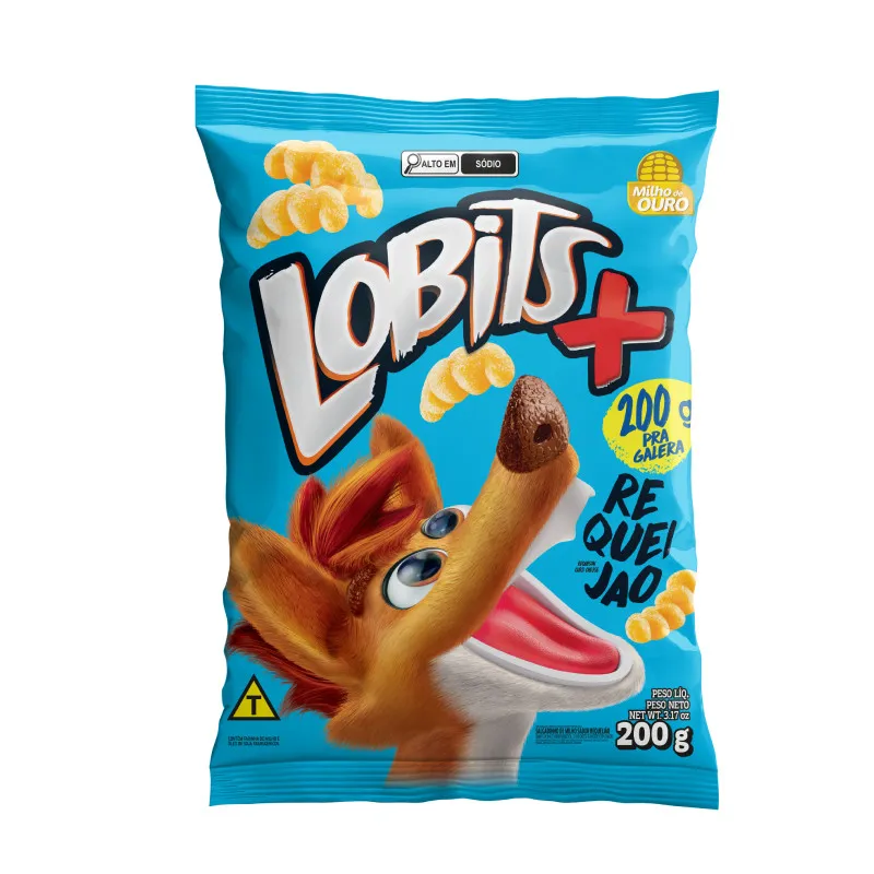 SALGADINHO DE MILHO LOBITS REQUEIJAO 12X200GR