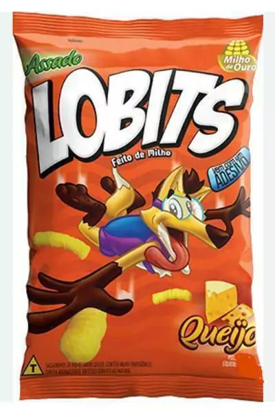 SALGADINHO DE MILHO LOBITS QUEIJO 12X200GR