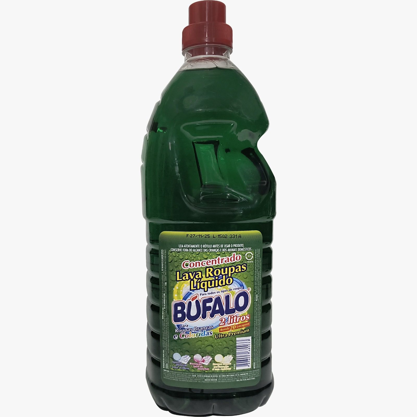 LAVA ROUPAS LIQUIDO BUFALO VERDE 6X2LT