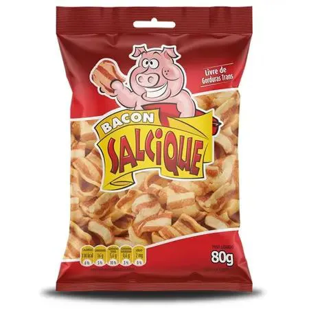 BACON LISTRADO SALCIQUE 10X80GR