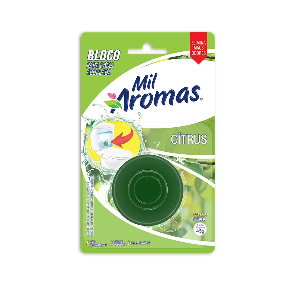 TABLETE CAIXA ACOPLADA MA CITRUS 45GR CX C/ 24 UNID.