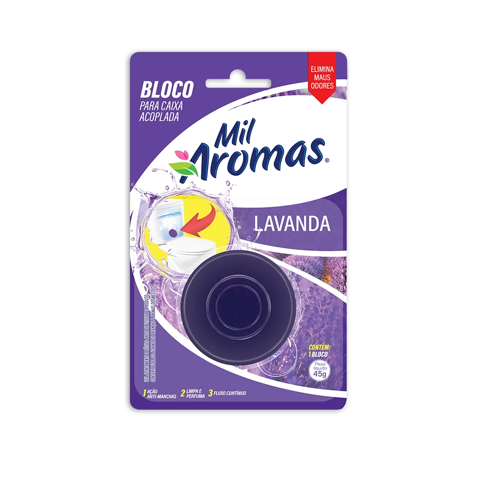 TABLETE CAIXA ACOPLADA MA LAVANDA 45GR CX C/ 24 UNID.