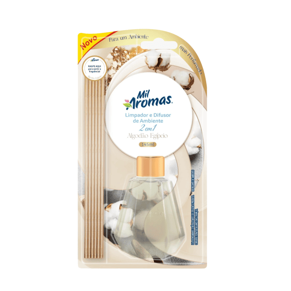 DIFUSOR DE AMBIENTE MIL AROMAS CHA BRANCO 145ML *1UN*
