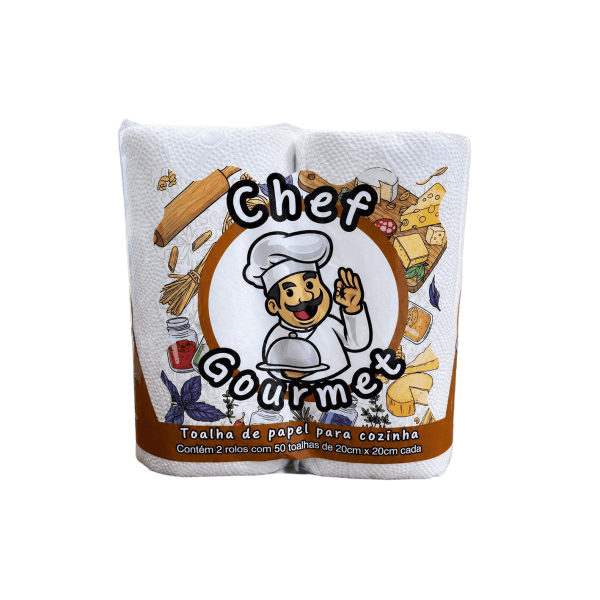 PAPEL TOALHA CHEF GOURMET 100FLS 16X2ROLOS